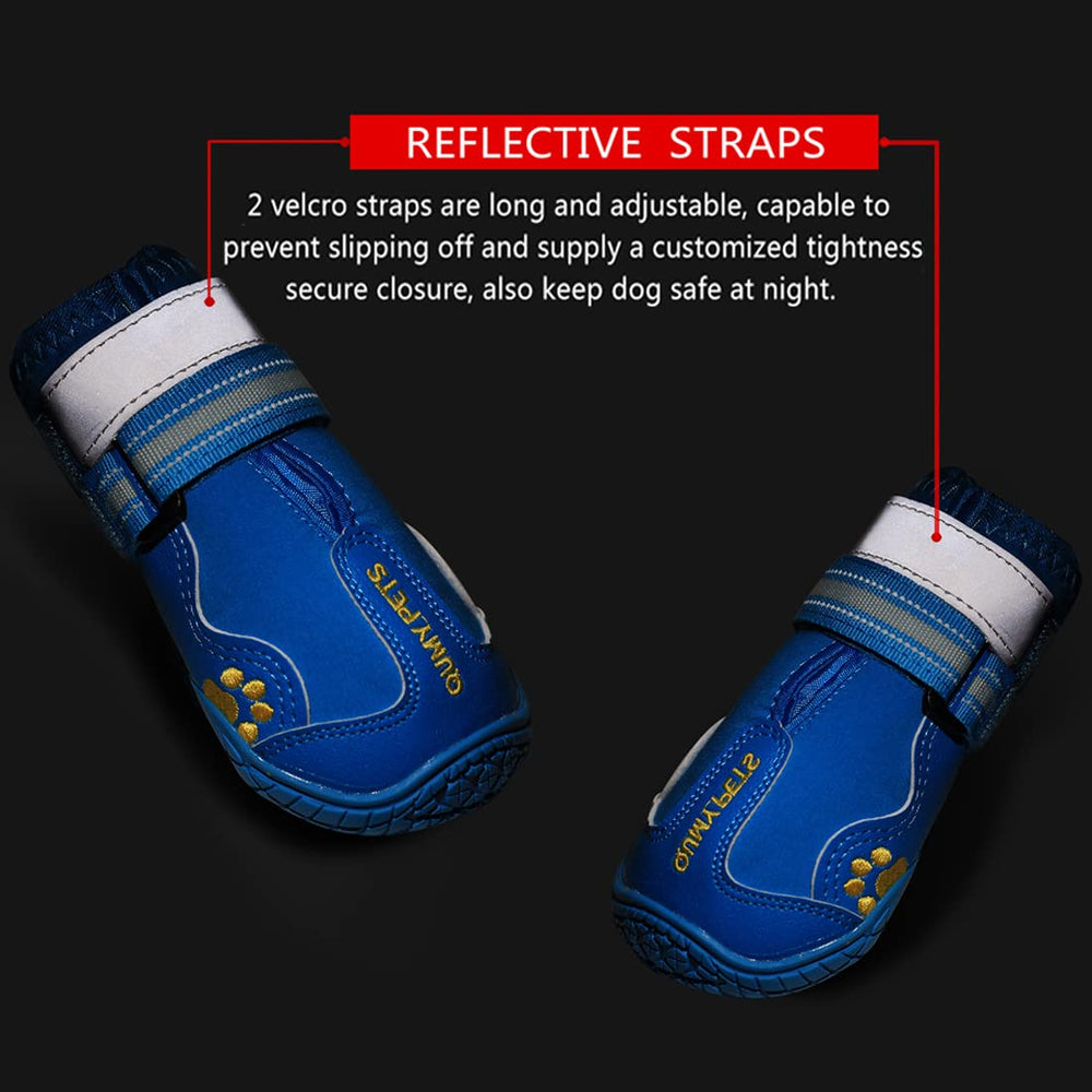QUMY botas con bordado de pata, diseño atractivo para paseos.