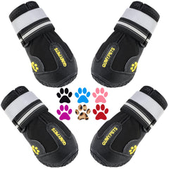 QUMY zapatos para perros grandes con suela antideslizante para mayor tracción.