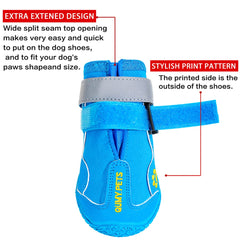QUMY zapatos para perros, suela antideslizante, mayor tracción al caminar.