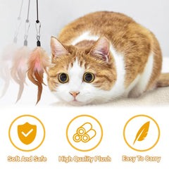 QUOZUO bolas para gatos, favorecen salto y juego interactivo seguro