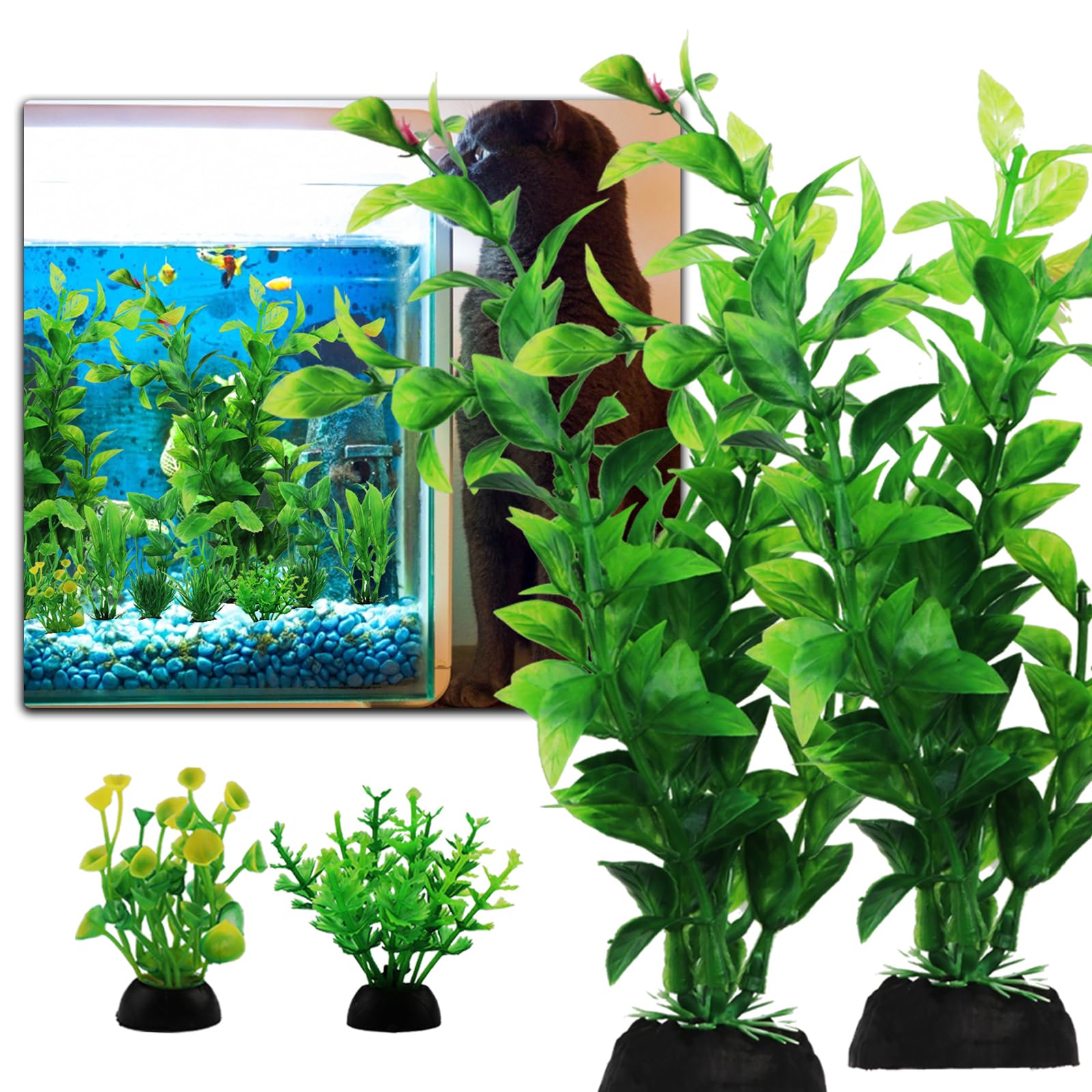 QUOZUO plantas con estilos variados para crear zonas de escondite.