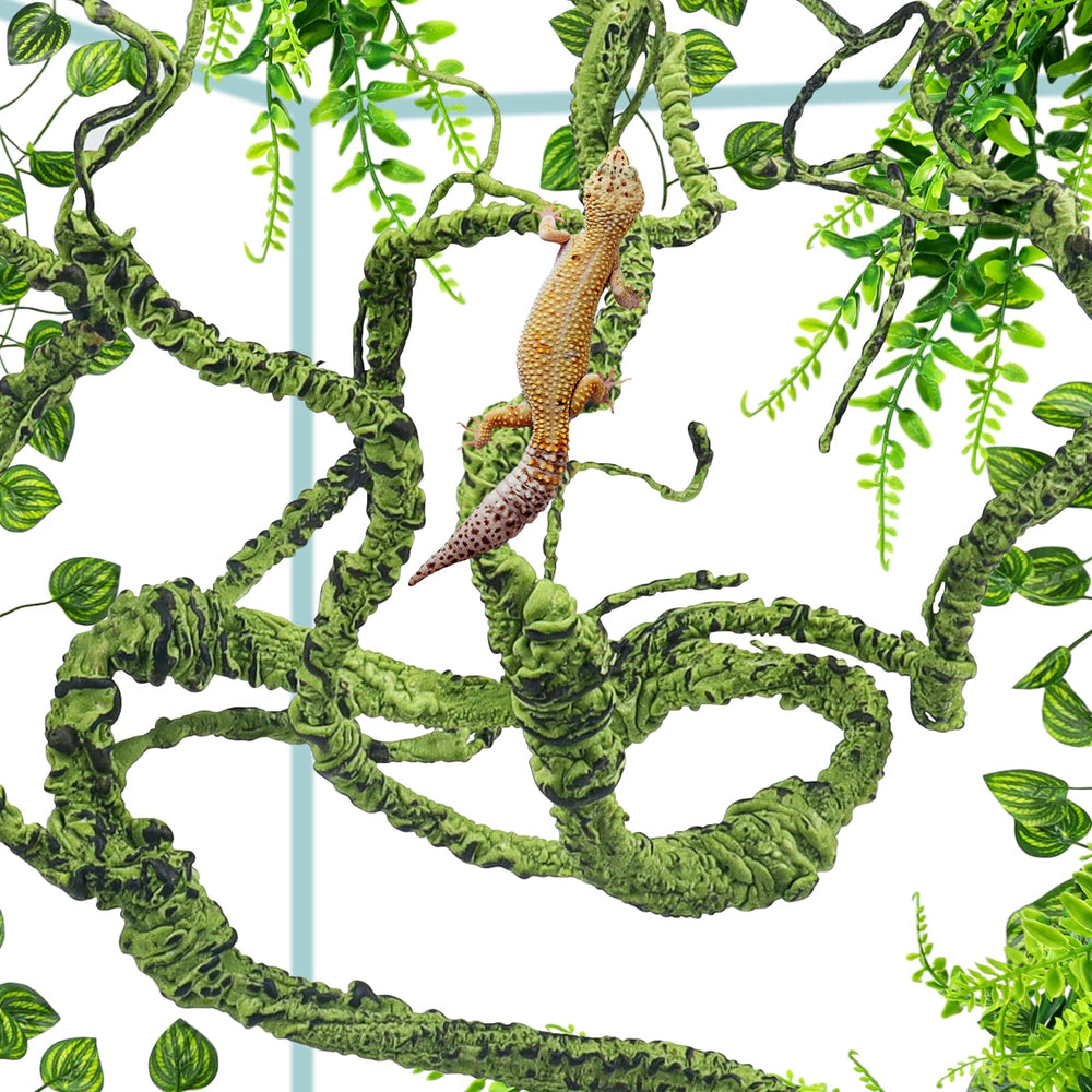 QUOZUO plantas colgantes grandes: zonas elevadas para reptiles.