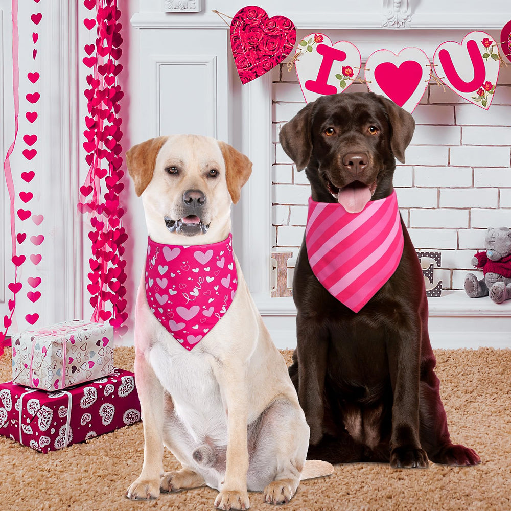 Bandana doble cara QUQULE para perro, diseño reversible para estilos múltiples.