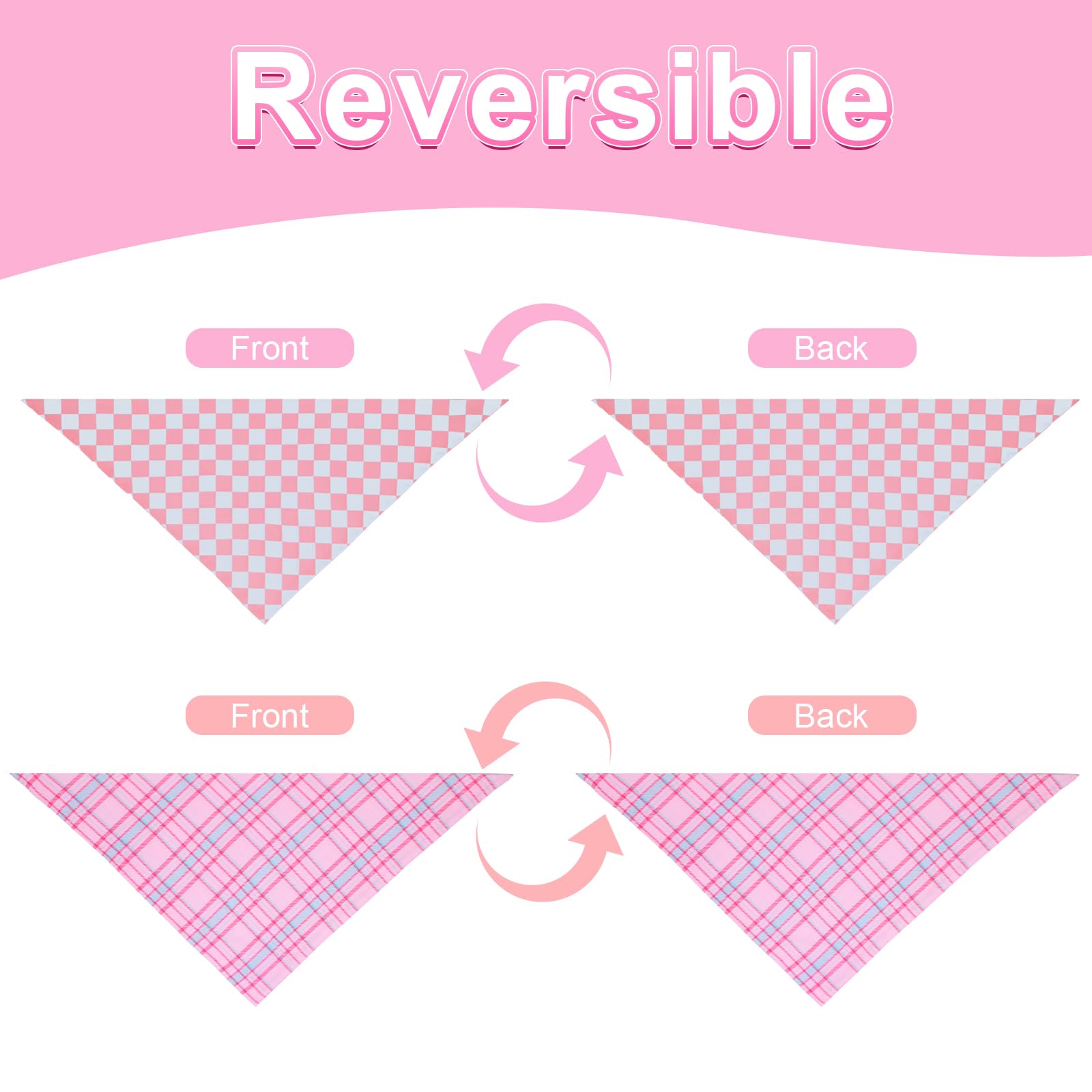 QUQULE bandana para perro, perfecta para primavera y verano, añade color sin perder comodidad.