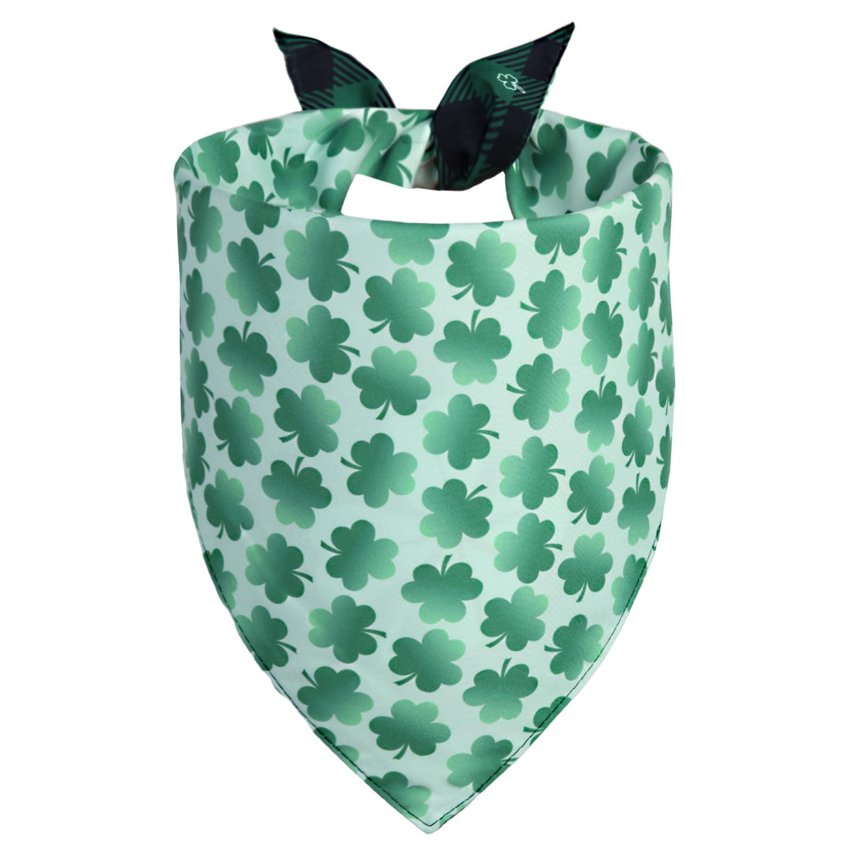Bandana QUQULE para perro diseño verde doble cara ideal para San Patricio