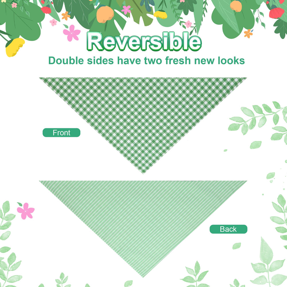 QUQULE bandana verde XL, ideal para sesiones de fotos y ocasiones festivas.