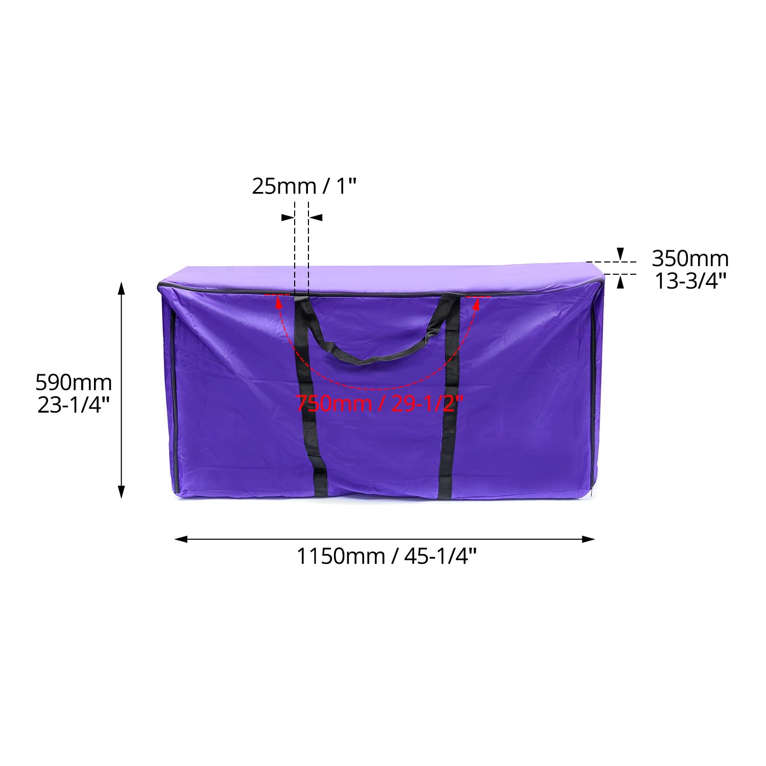 Bolsa QWORK uso multipropósito para ropa y decoración estacional.