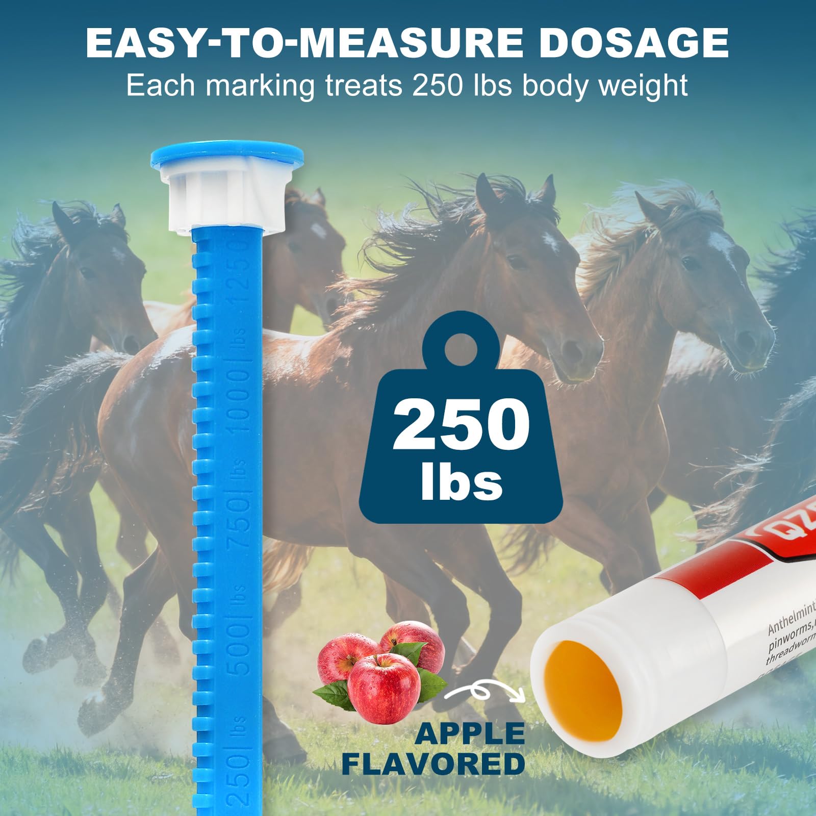 QZQAB producto apto para caballos de todas las edades.