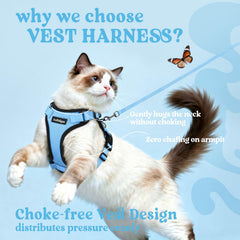 rabbitgoo arnés-gato-chaleco-ventilado mantiene a tu gato fresco durante salidas