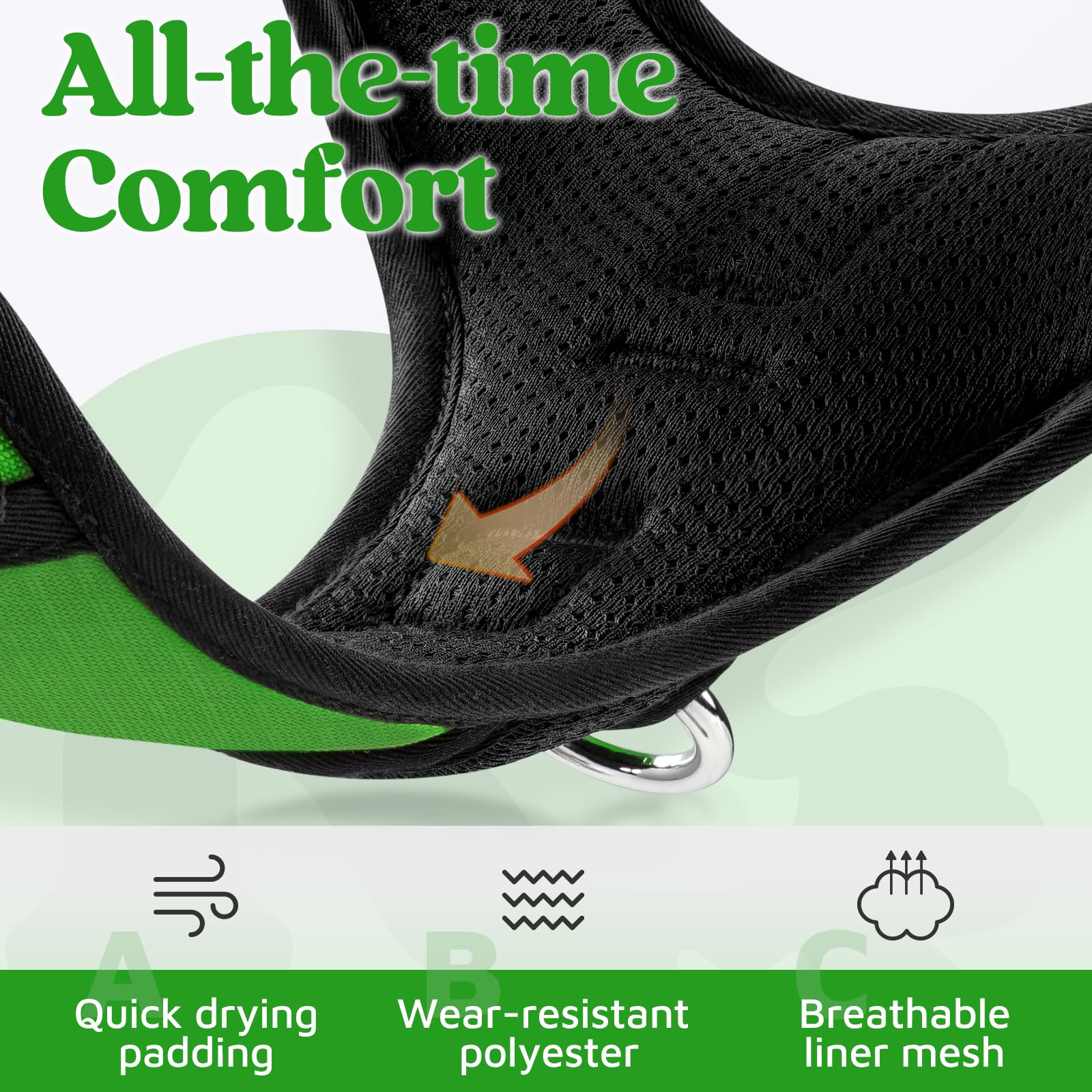Arnés Rabbitgoo duradero para perros activos, protección y durabilidad