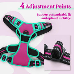 Rabbitgoo arnés con tiras reflectantes para visibilidad día y noche