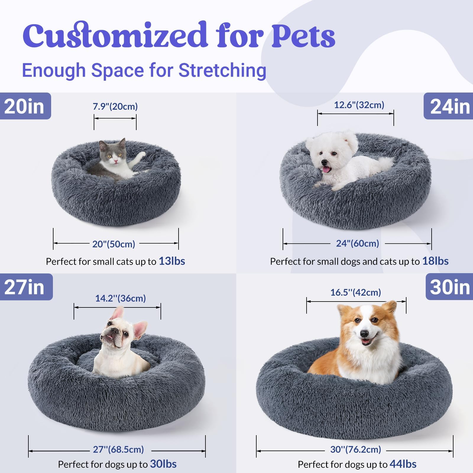 Rabbitgoo cama con diseño moderno gris, estilo y funcionalidad.