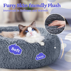 Rabbitgoo cama para gatos indoor con base antideslizante estable.