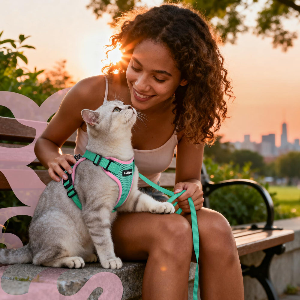 Paseos más seguros con Rabbitgoo para gatos.