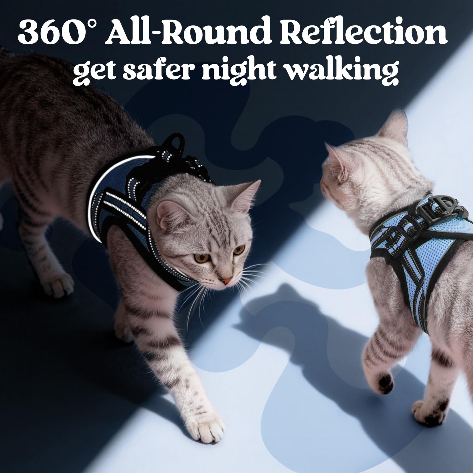 Hebilla Rabbitgoo de liberación rápida y anilla segura para un enganche sencillo.