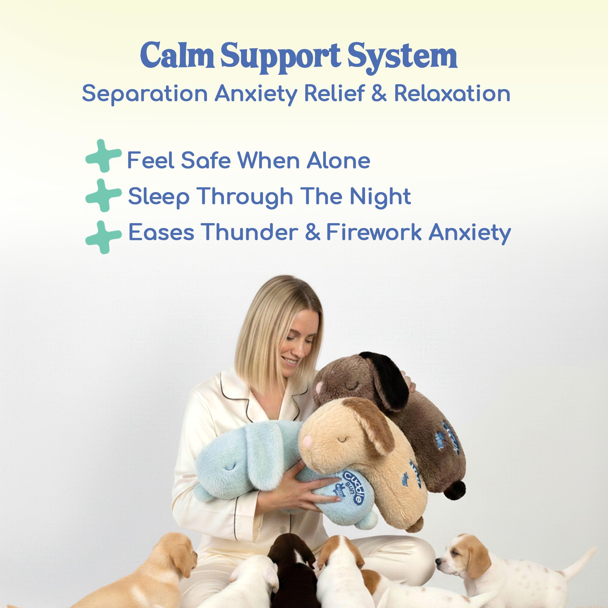 Race&Herd CuddleBun recomendado por entrenadores y dueños, apoyo conductual.