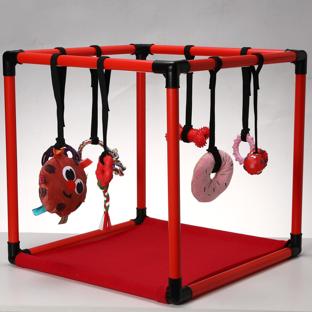 Race&Herd Puppy Play Gym, diseño ajustable que crece con tu cachorro.