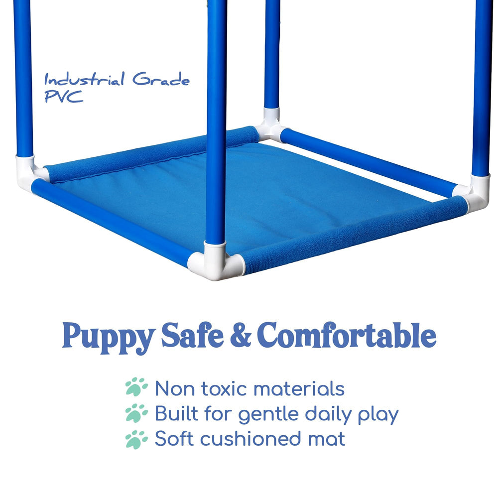 Race&Herd Puppy Play Gym: Juguete de trabajo de olfato para perros pequeños.
