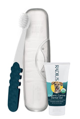 RADIUS cepillo para mascotas: cerdas suaves para limpieza diaria.