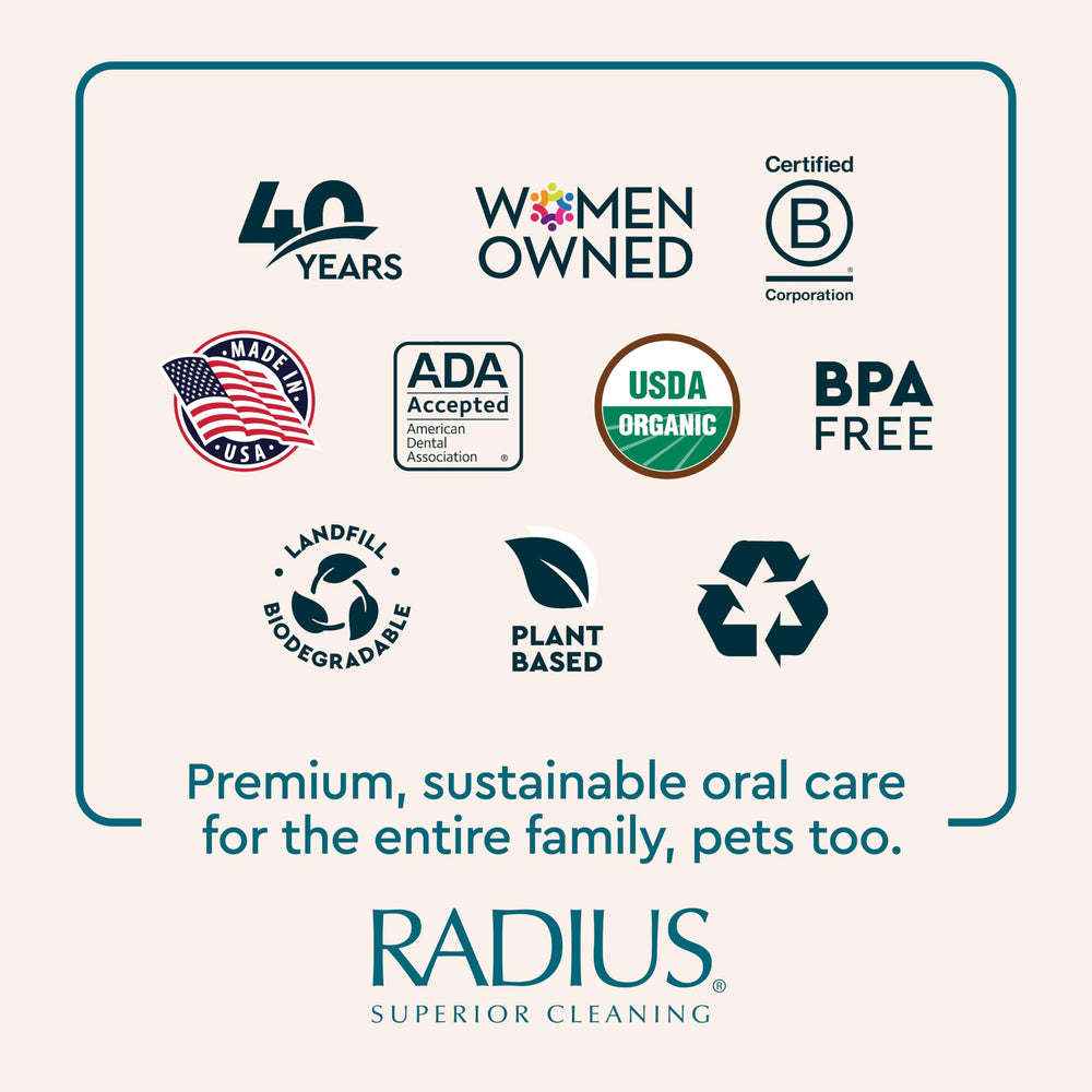 Radius pasta dental canina prevención de placa en casa.