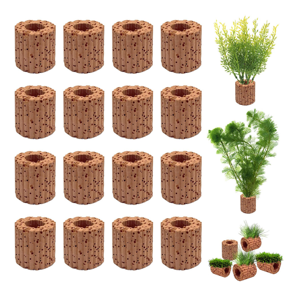 Rainmae anillo fijo para planta acuática cerámico, fijación estable para crecimiento