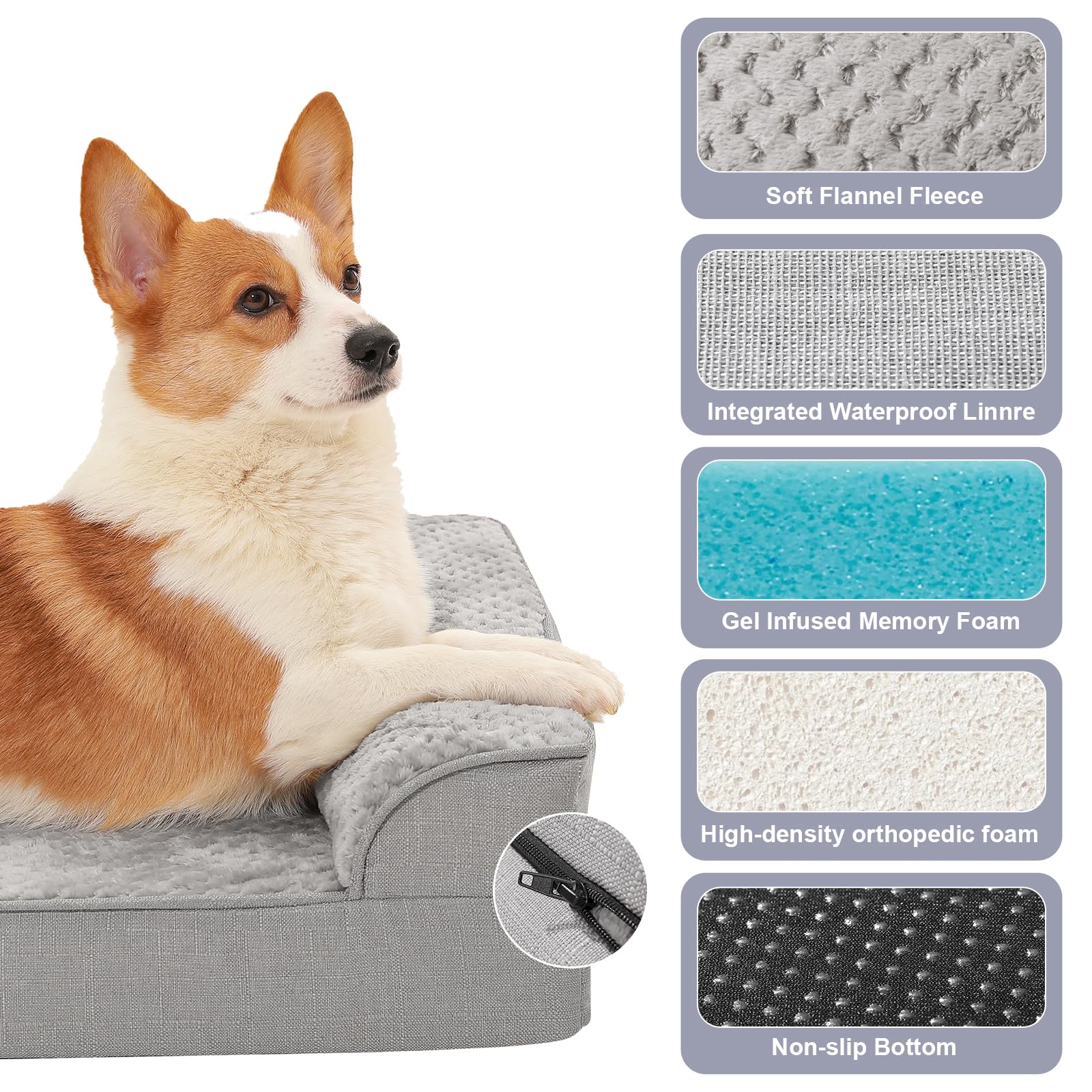 Rainmr base antideslizante mantiene estable la cama sobre pisos lisos.