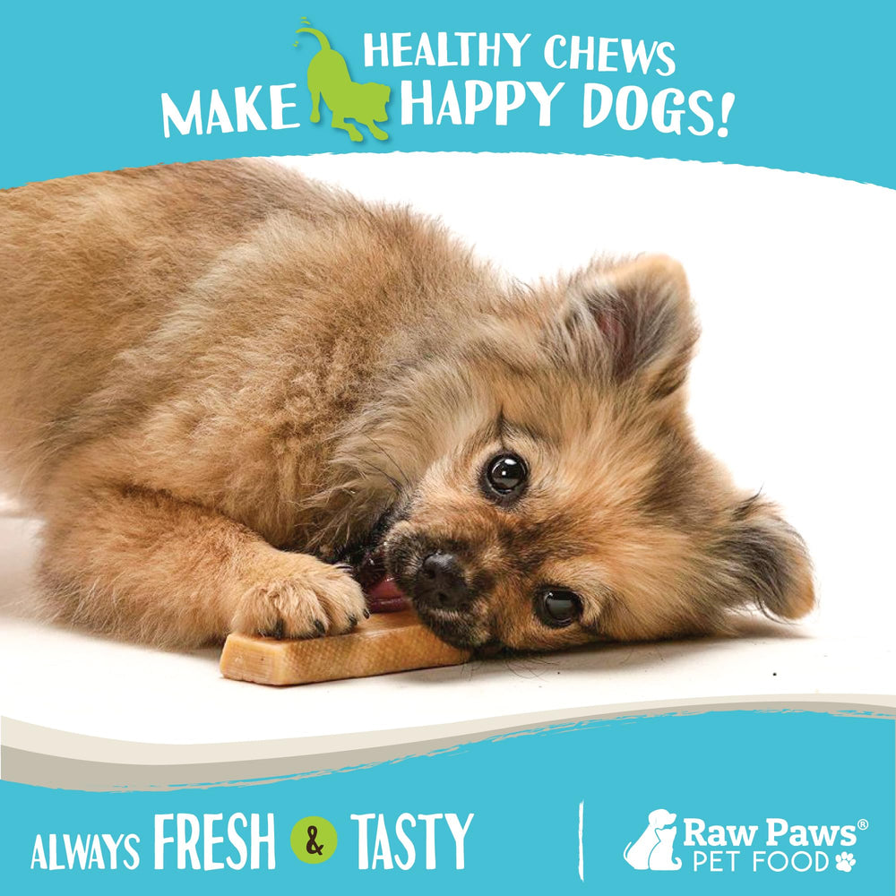 Raw Paws masticables de yak ayudan a calmar la ansiedad al masticar
