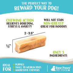 Raw Paws masticables de yak facilitan digestión y uso diario