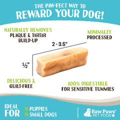 Raw Paws masticables de yak Himalayo ayudan a la limpieza de dientes y encías