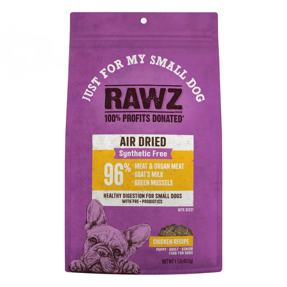 Rawz alimento seco aire para perritos pequeños, pollo, nutrición densa de alta calidad