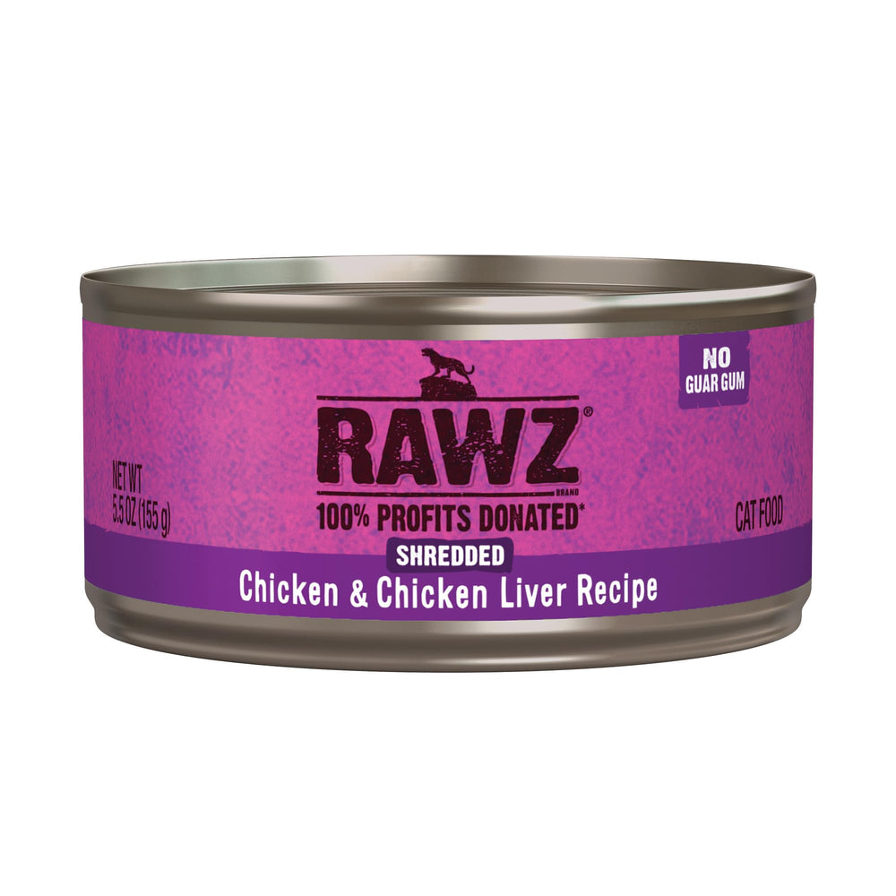 Rawz gato desmenuzado pollo, primera proteína real para gatos adultos