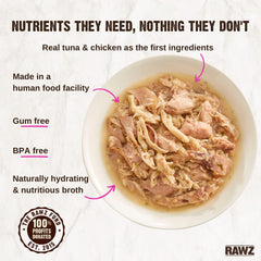 Rawz hidratacion-natural-para-gatos: alimento húmedo con alto contenido de agua