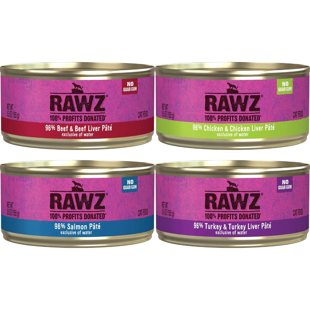 Rawz Pate de pollo con hígado, opción sabrosa para paladar felino.