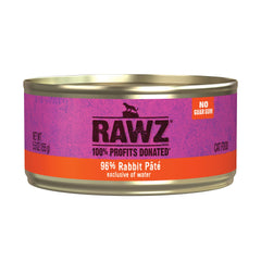 Rawz Pate Natural: lata para gato con conejo, proteína real y sabor natural.