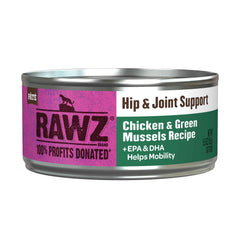 Rawz pollo y mejillones verdes: opción sabrosa para gatos en lata.