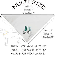 Bandana Realeaf para perro grande, diseño de doble capa, resistente.