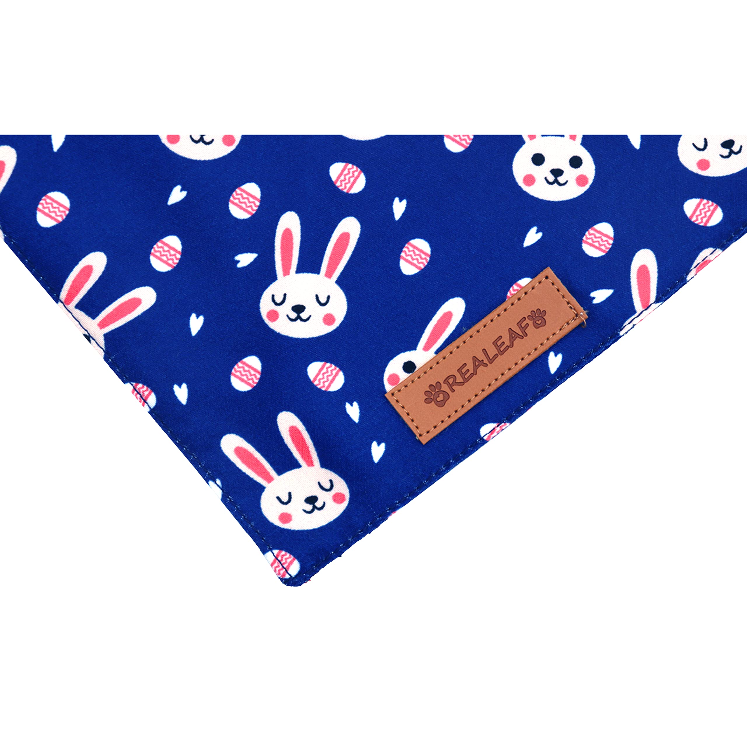 Bandana Pascua Realeaf tamaño mediano, ajuste cómodo para perros medianos