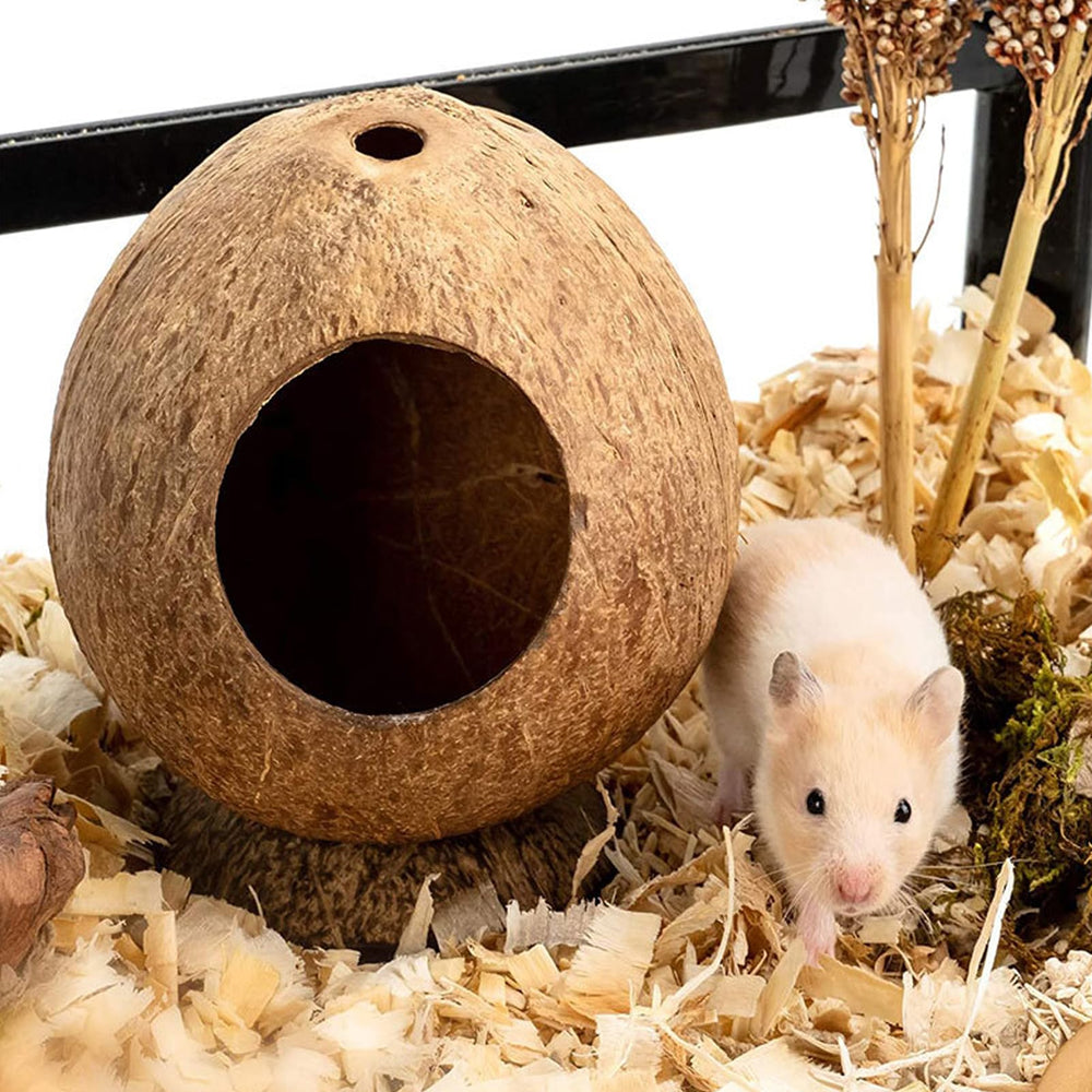 Rebecca online refugio hamster madera coco material natural: sin barniz ni pintura.
