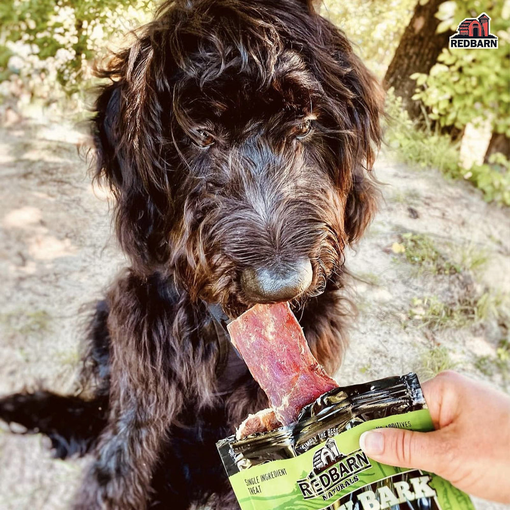 Redbarn Barky Bark promueve la higiene dental al masticar.