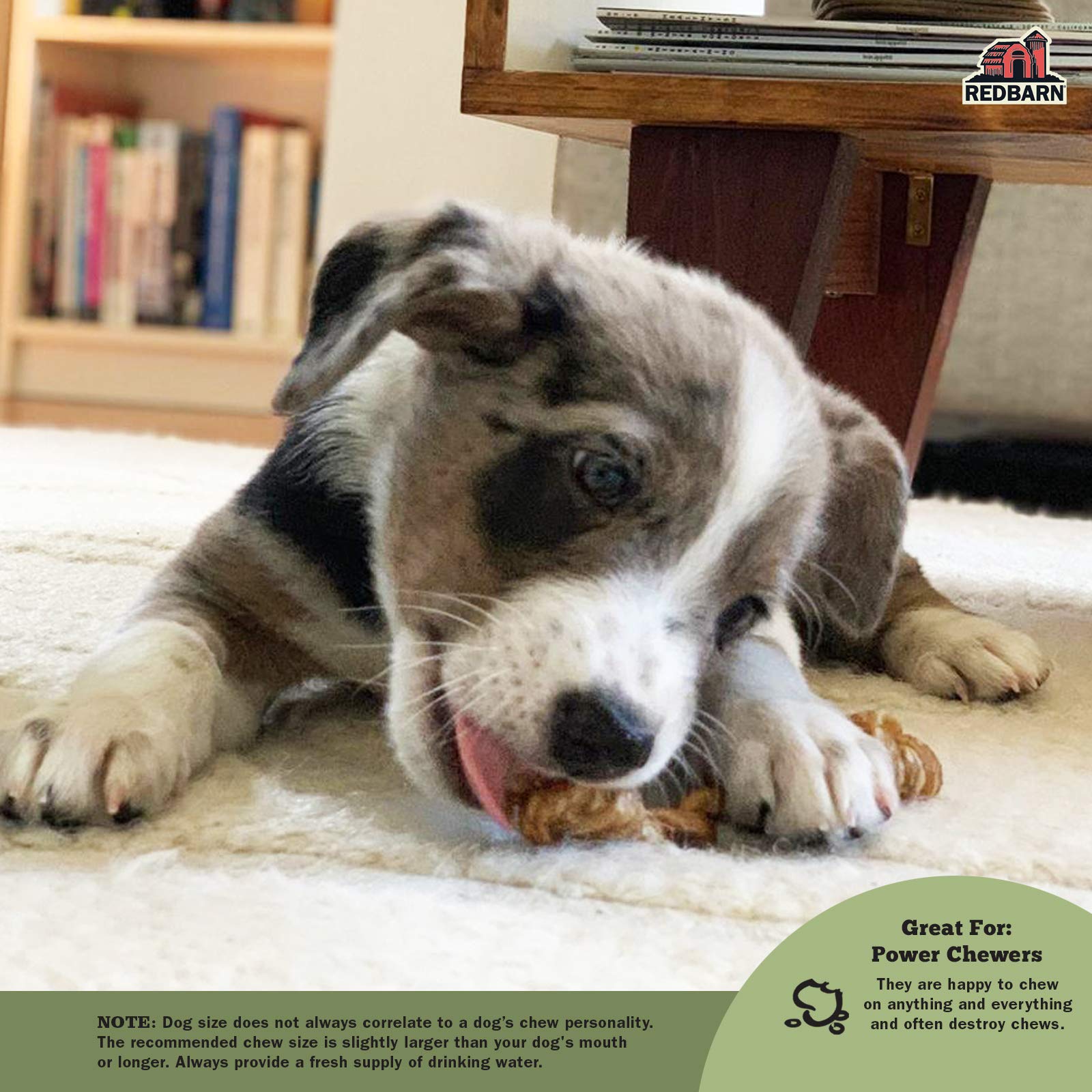 Redbarn barritas de res sin ingredientes artificiales, opción natural para perros.