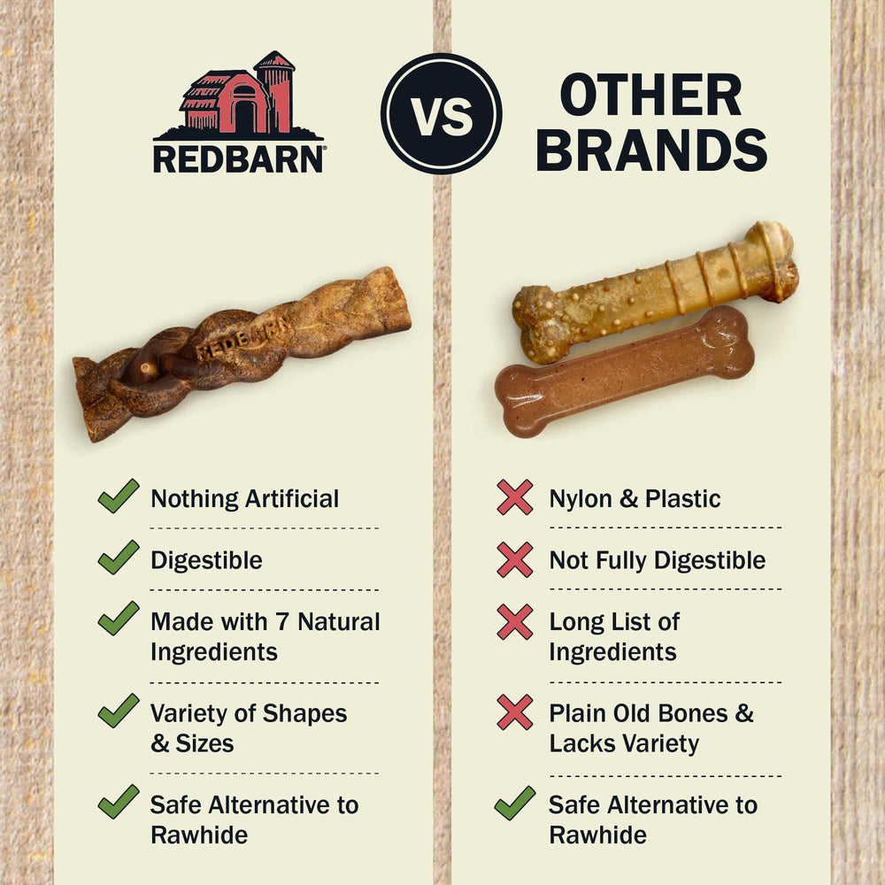 Redbarn Dur-A-Bulls mayor durabilidad con sabor hickory.