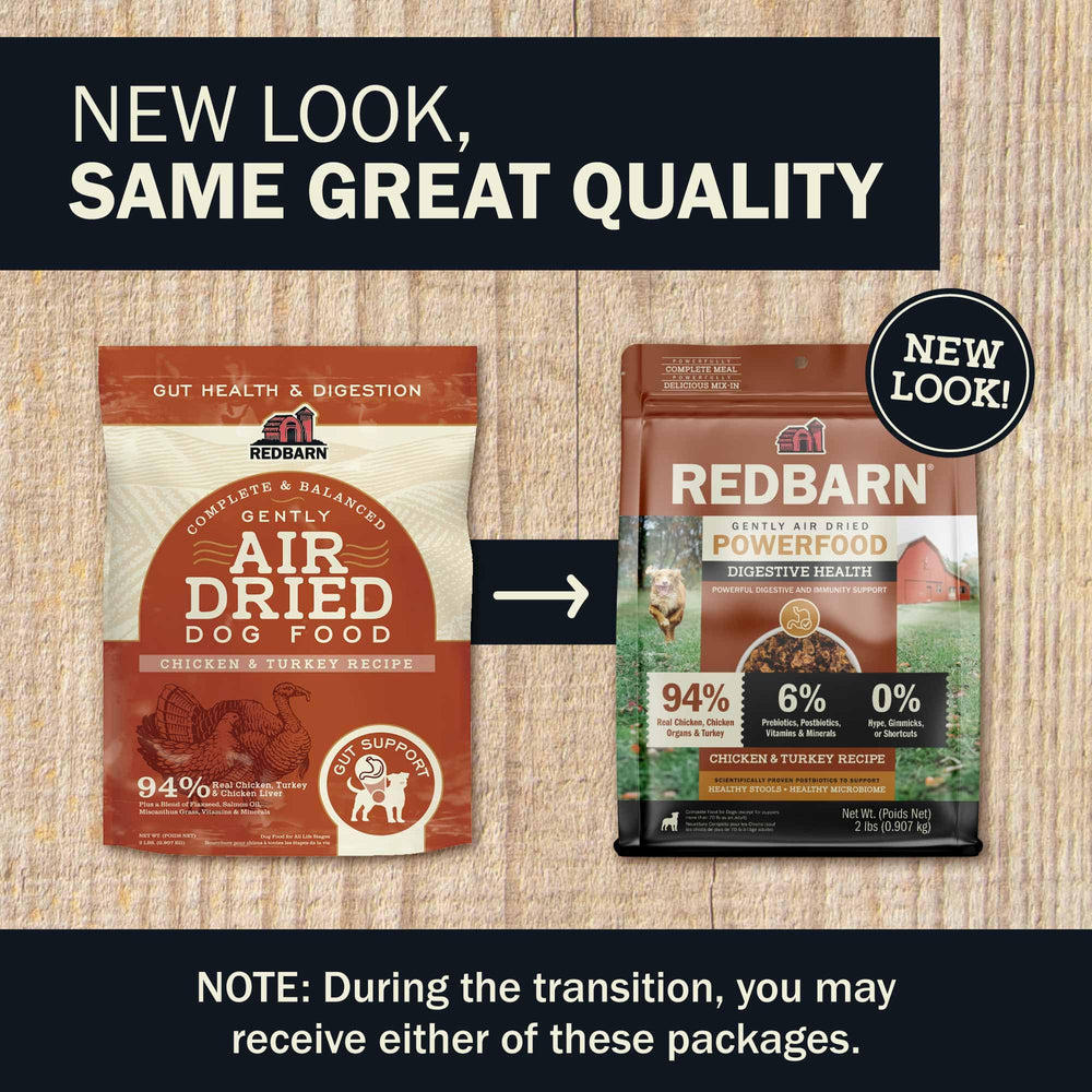 Redbarn Powerfood dos libras, opción práctica para uso diario.