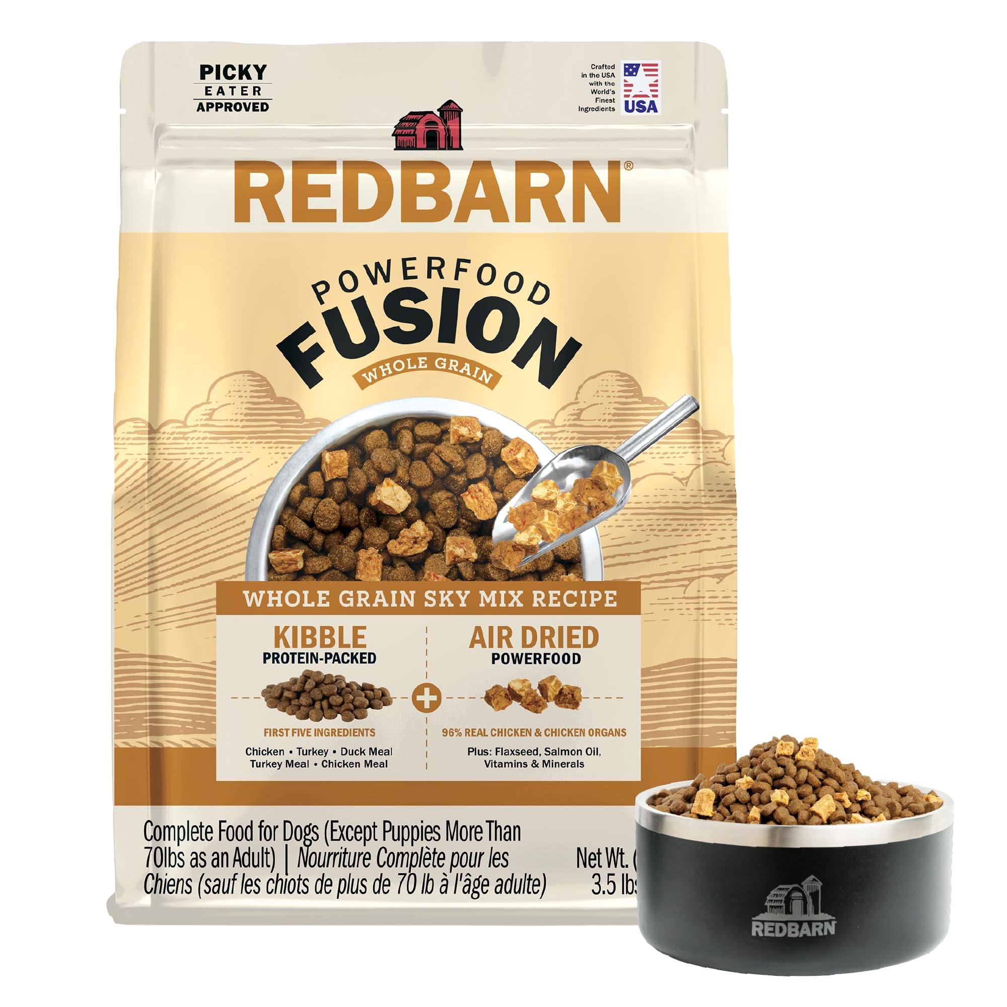 Redbarn Powerfood Fusion croquetas crujientes para perros activos
