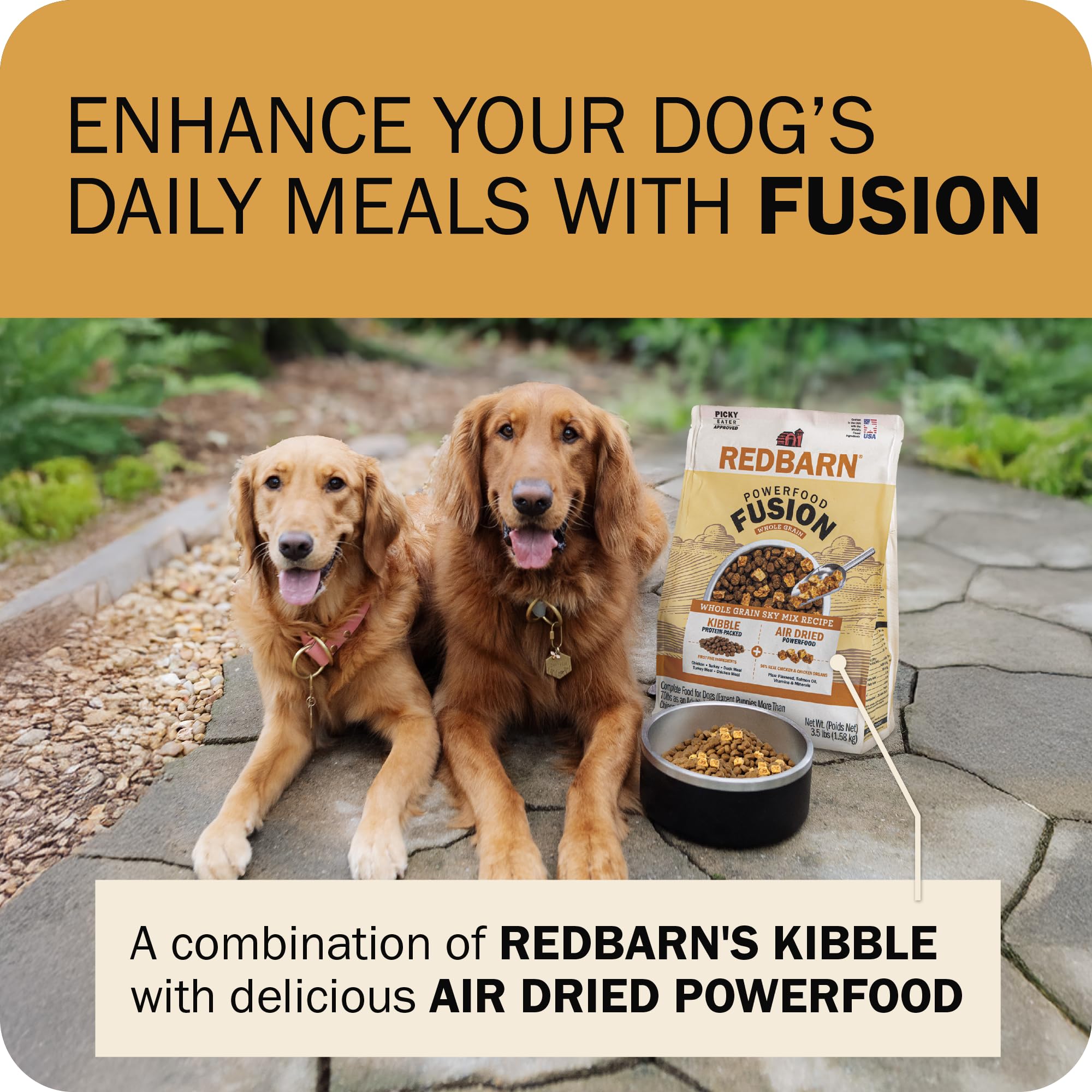 Redbarn Powerfood Fusion omega 3 y 6, ácidos grasos esenciales