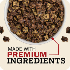 Powerfood Redbarn destaca linaza y aceite de salmón para nutrición saludable.