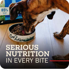 Redbarn Powerfood textura crujiente para perro se sirve en tazón