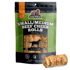 Redbarn rollos mejilla de vaca textura natural para masticar diario