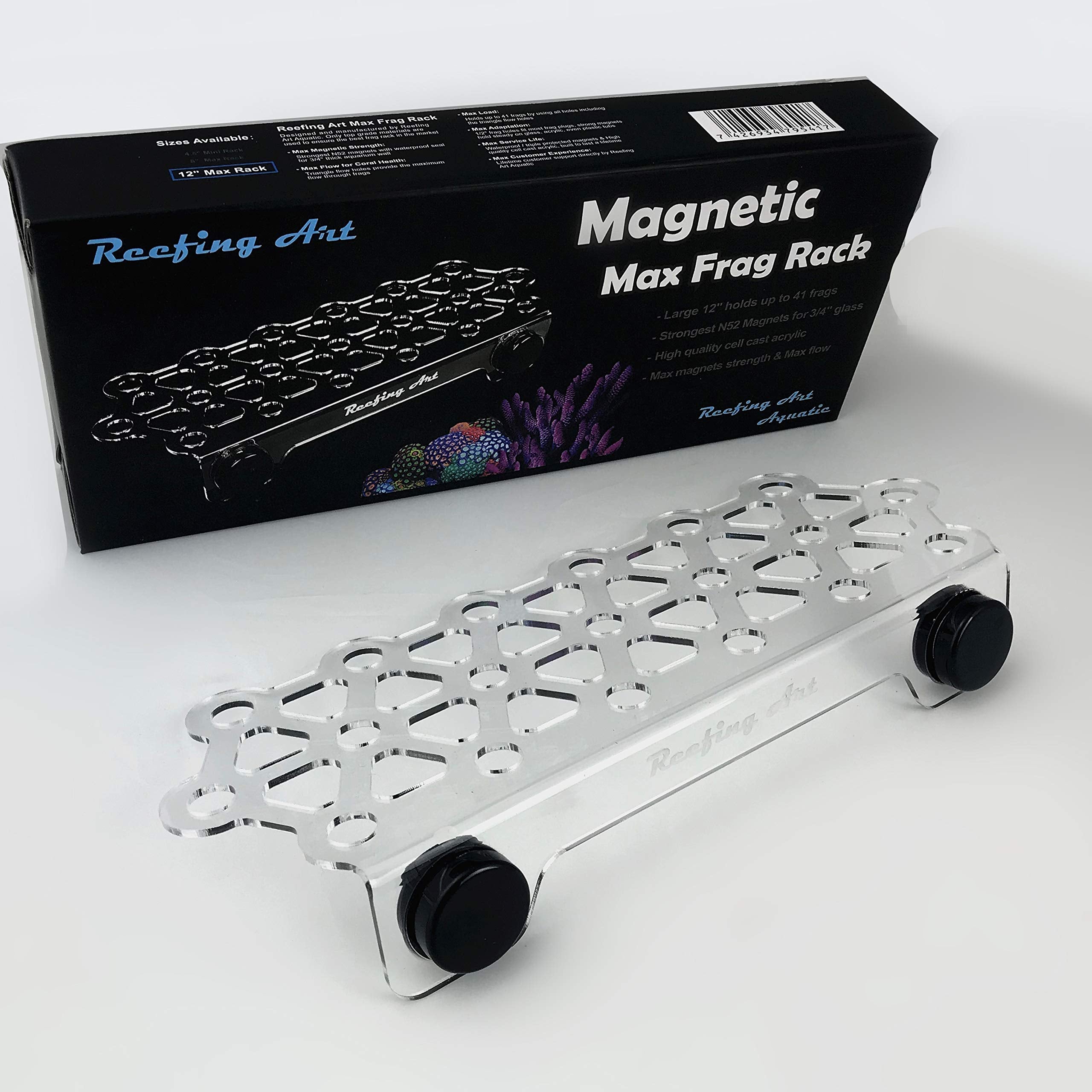 Reefing Art capacidad para 41 fragmentos pequeños y 19 fragmentos grandes, rack versátil