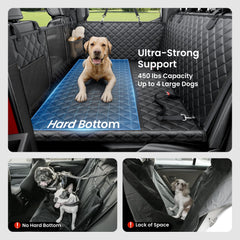 REEVAA hamaca para perros en coche, impermeable y fácil de limpiar.