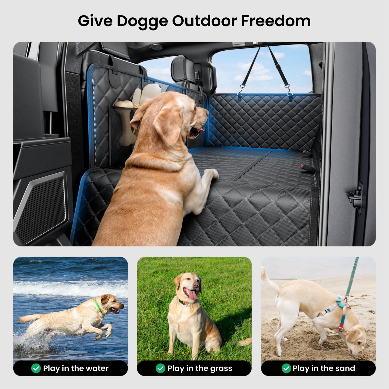 REEVAA protección interior impermeable que mantiene el tapizado seguro.